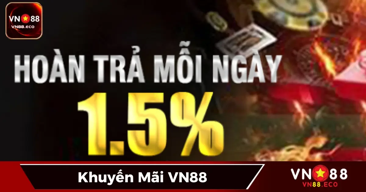 Khuyến Mãi VN88 - Săn Ưu Đãi Đặc Biệt, Nhận Thưởng Lớn 3 Cách nhận ưu đãi hoàn tiền từ VN88 khi tham gia cá cược